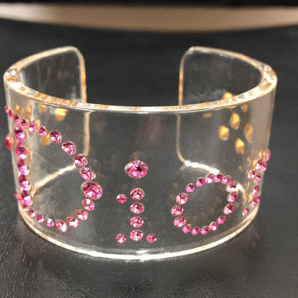 Vintage Christian Dior Lucite Bracelet